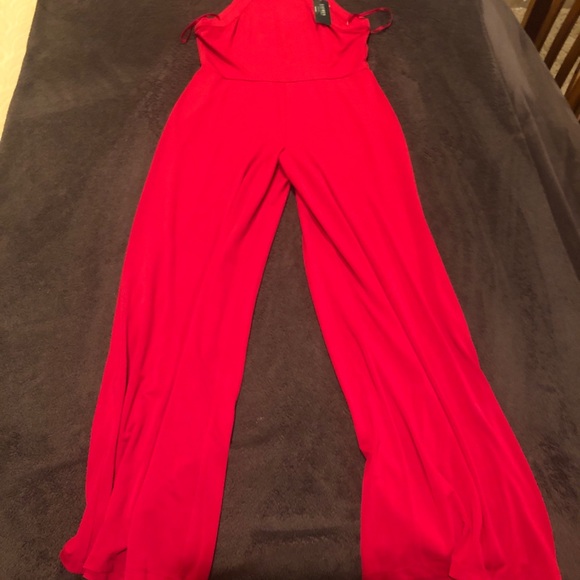 NWT Ralph Lauren Red Jumpsuit size PM - Picture 5 of 7